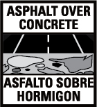 Asphalt over Concrete