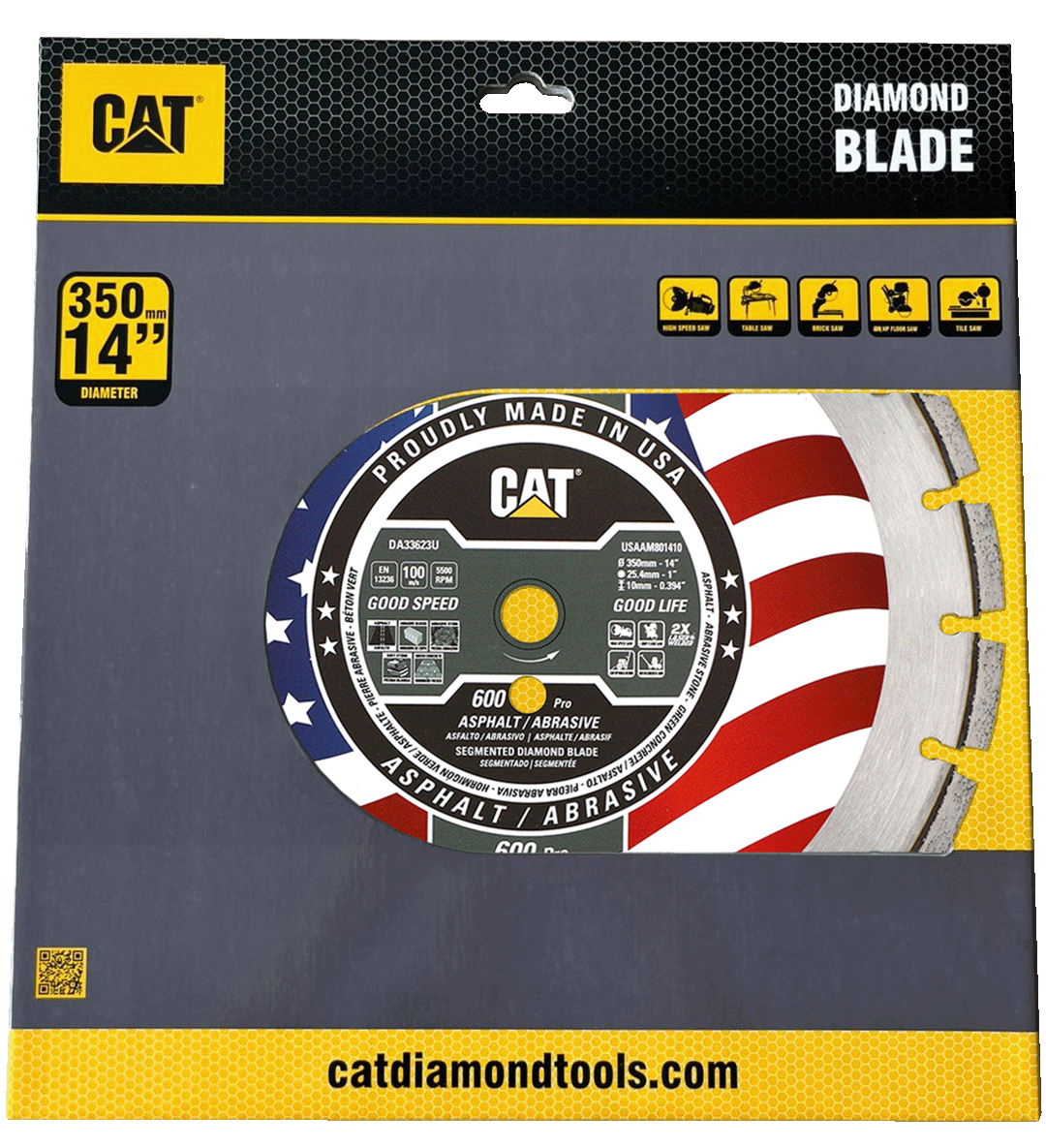 USAAM80-10 TURBO SEGMENTED DIAMOND BLADE