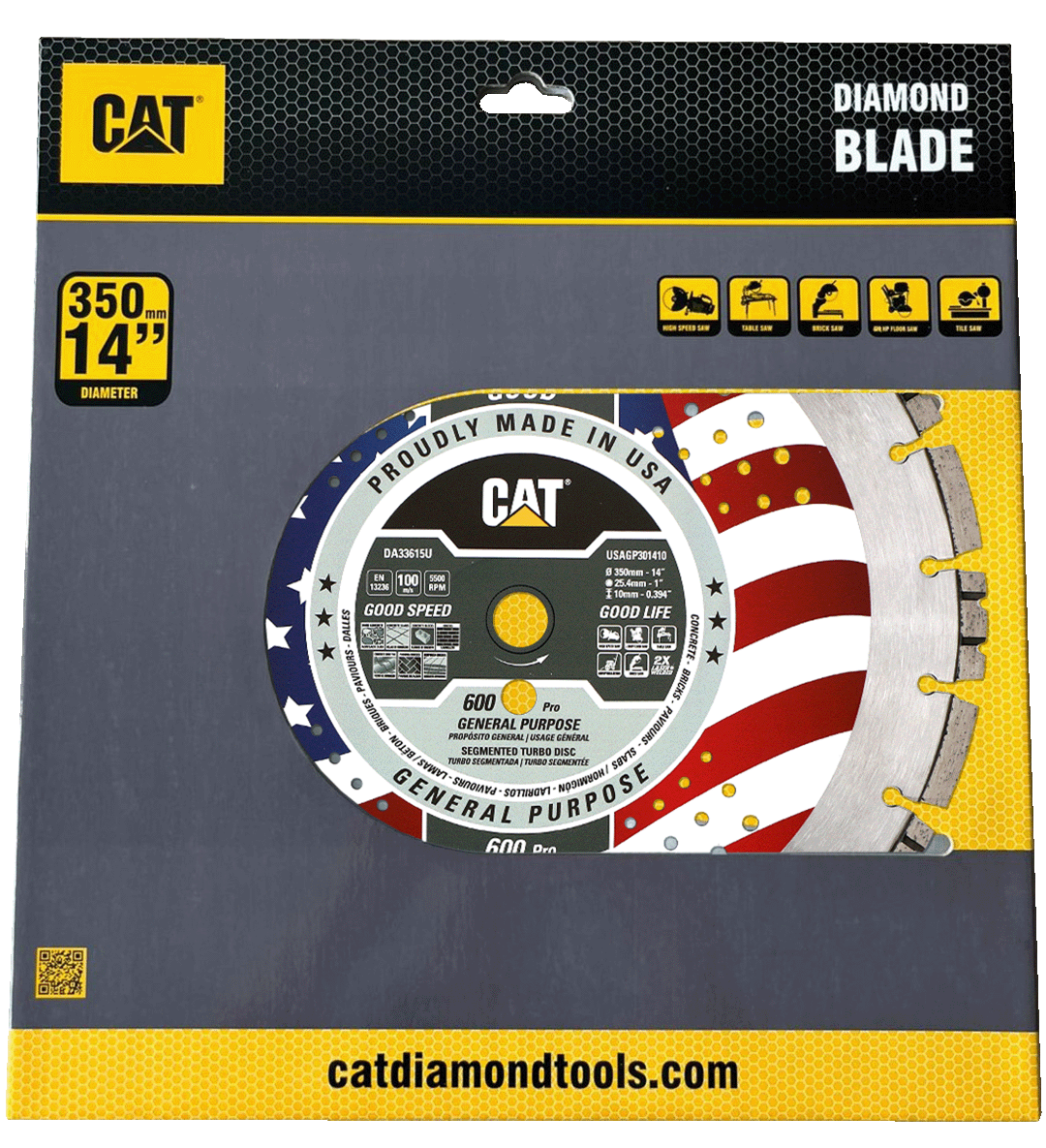 USAGP30-10 TURBO SEGMENTED DIAMOND BLADE