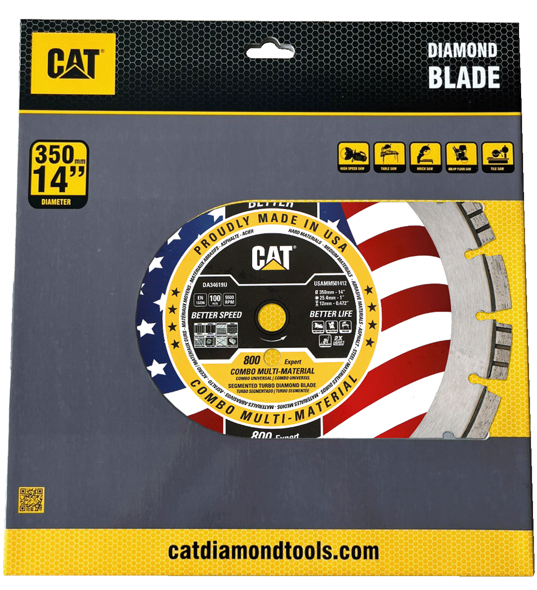 USAMM50-12 Turbo Segmented Diamond Blade